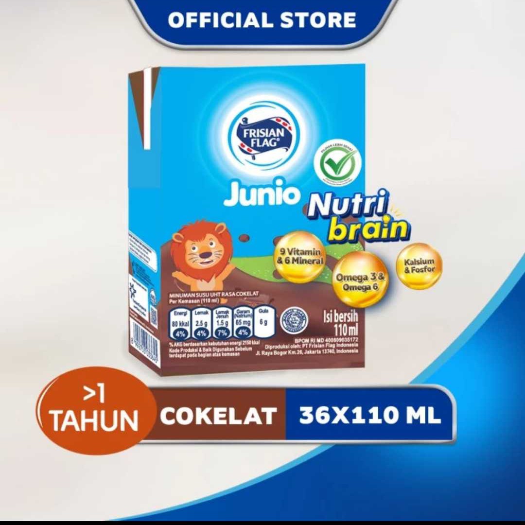 1 Dus Frisian Flag Junio Cokelat 110ml (36 pcs)