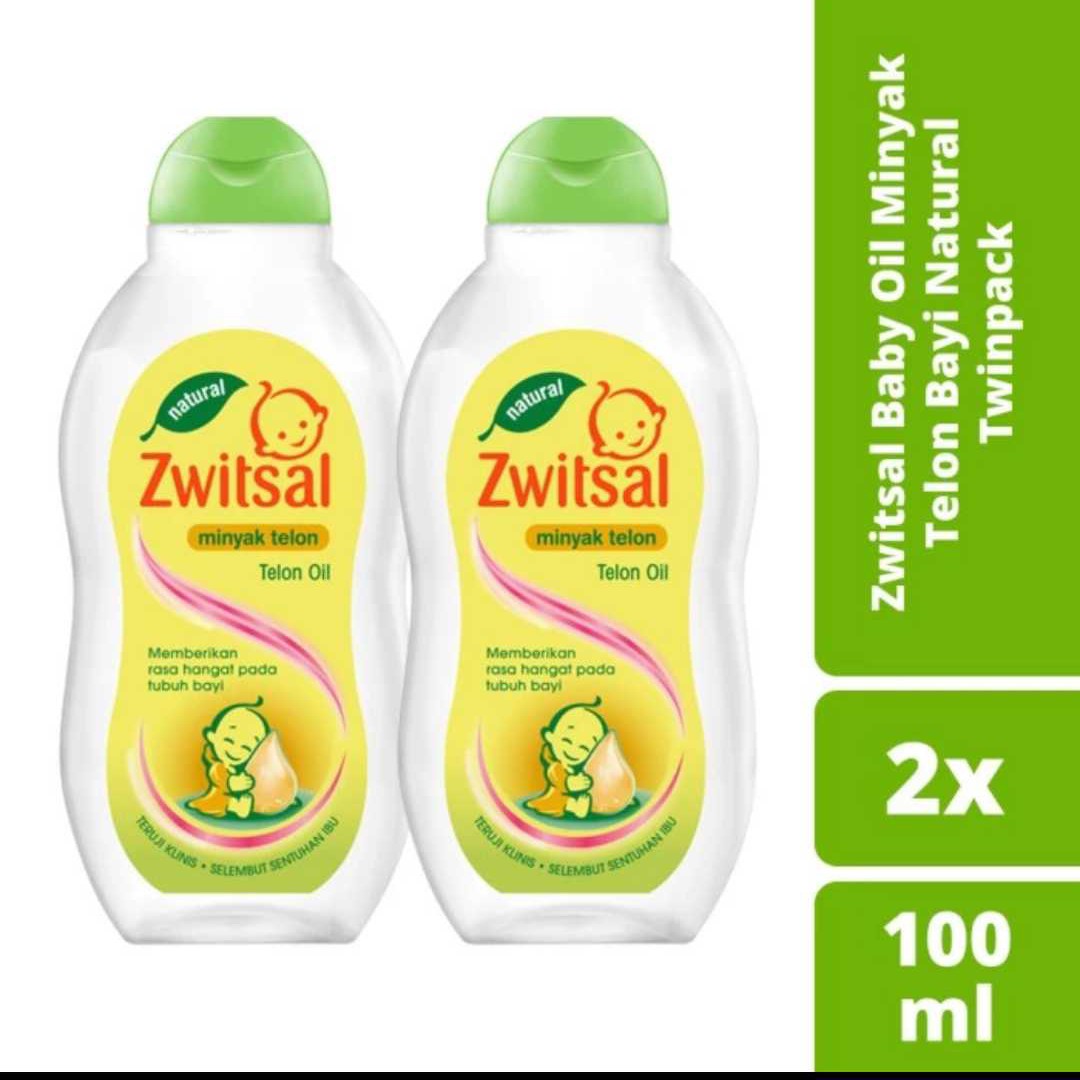Twinpack Zwitsal Baby Oil 100ml