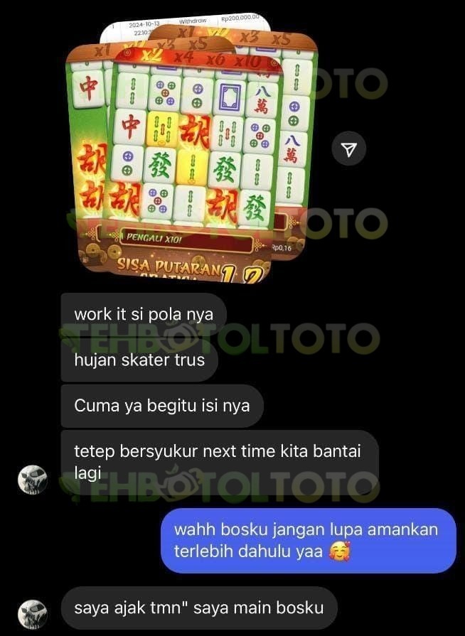 Bukti JP TEHBOTOLTOTO