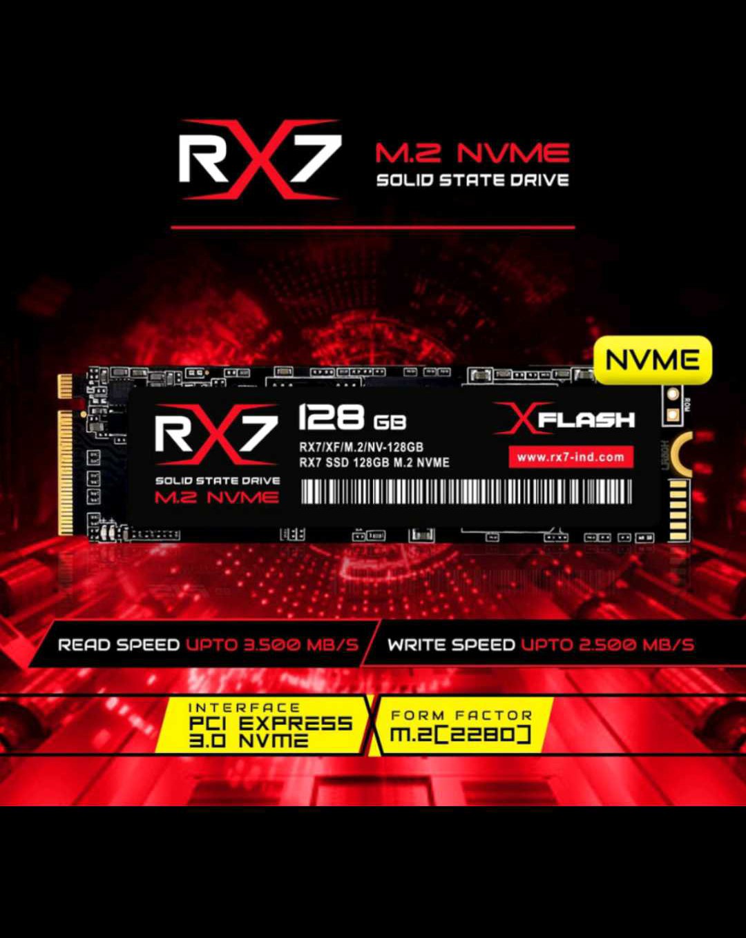 RX7 NVME 128 GB