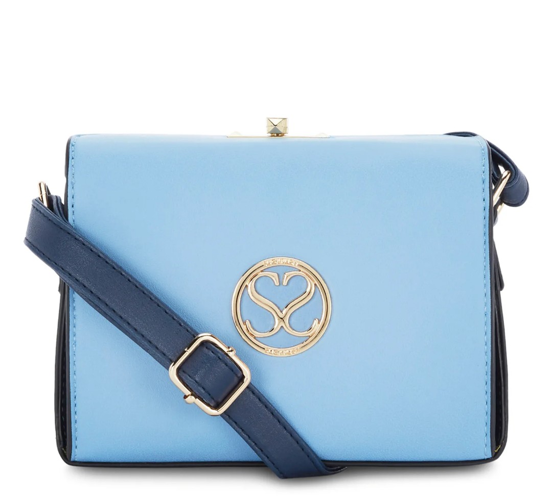 Blue sling bag