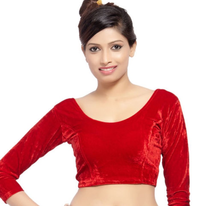 Red velvet blause 