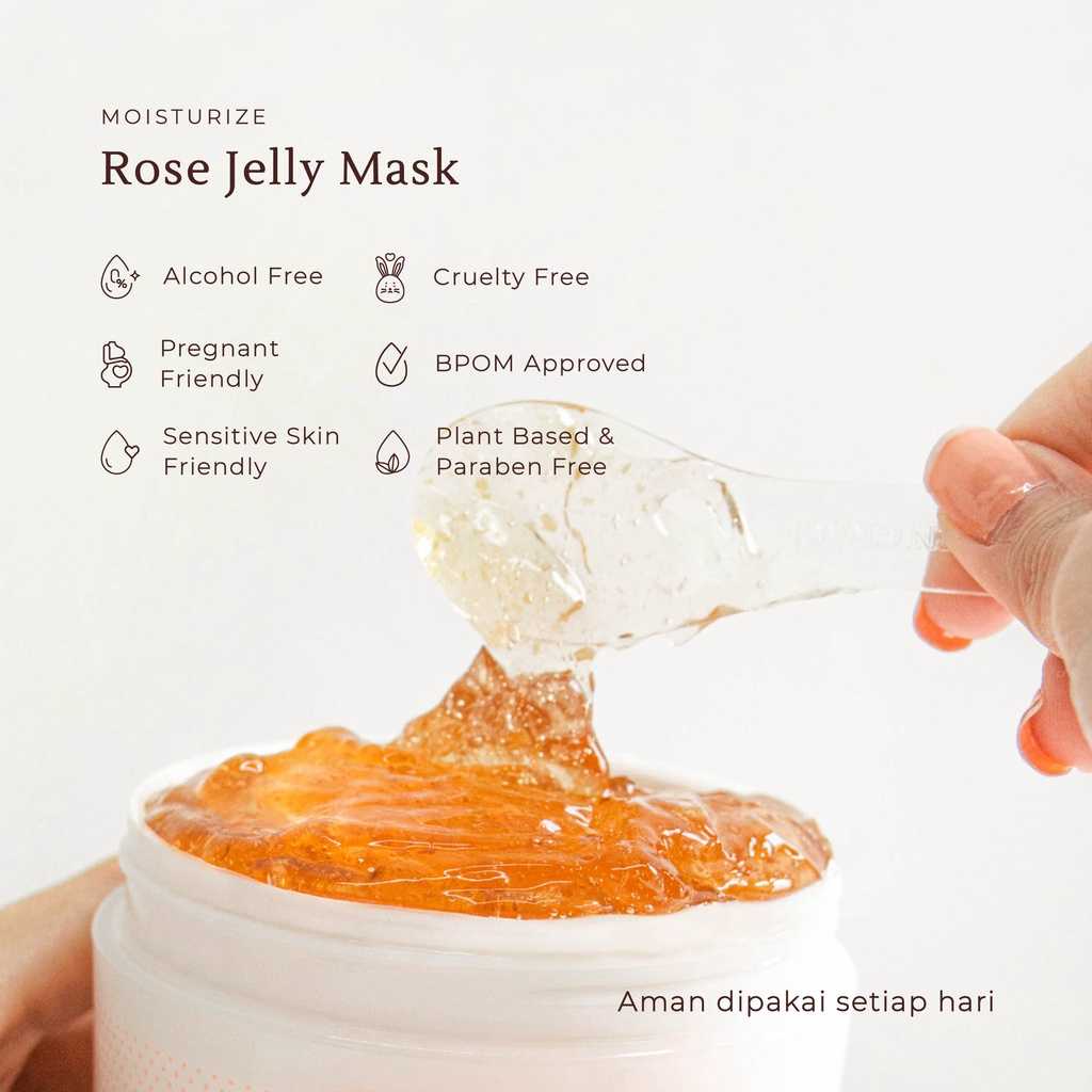 rose jelly mask