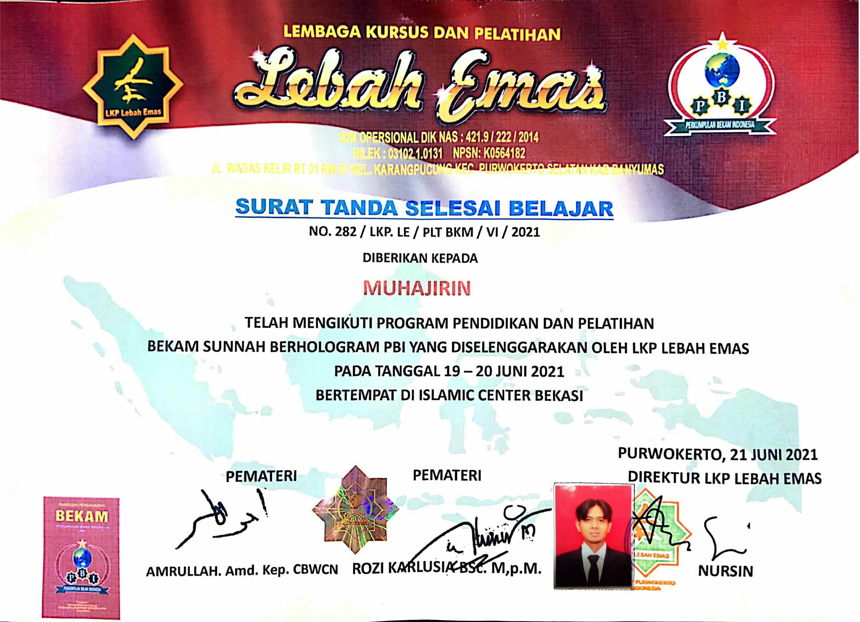 Terapist BerSertifikasi