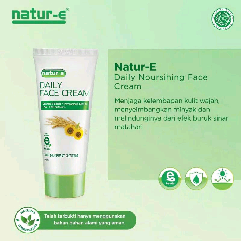 010 - Face Cream/Sunscreen Natur-E daily nourishing