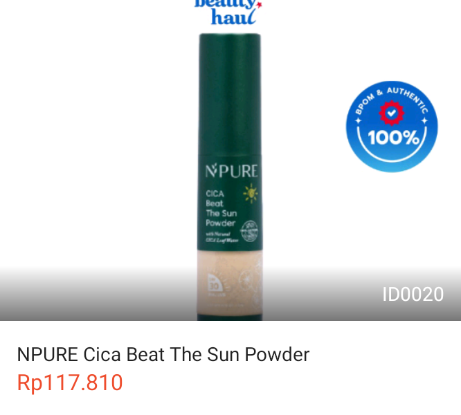 018 - Npure Cica Beat The Sun Powder