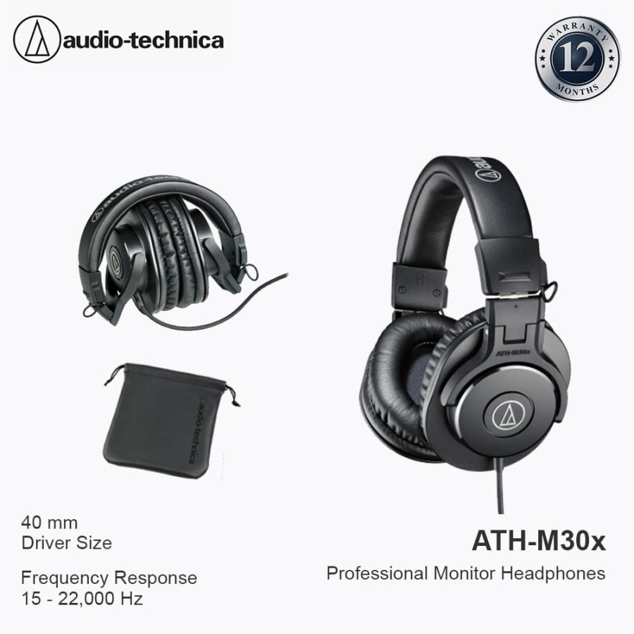 Audio-Technica ATH-M30X BLACK