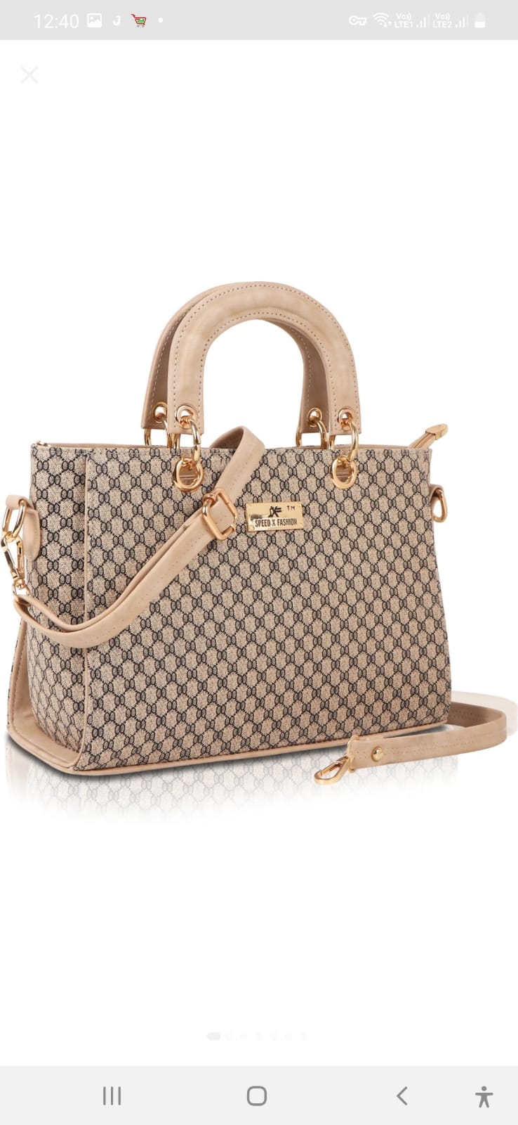 Women Beige Hand-held Bag