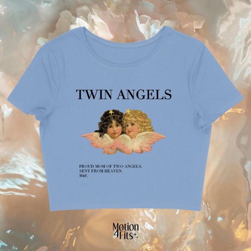 135. Angels Crop Top