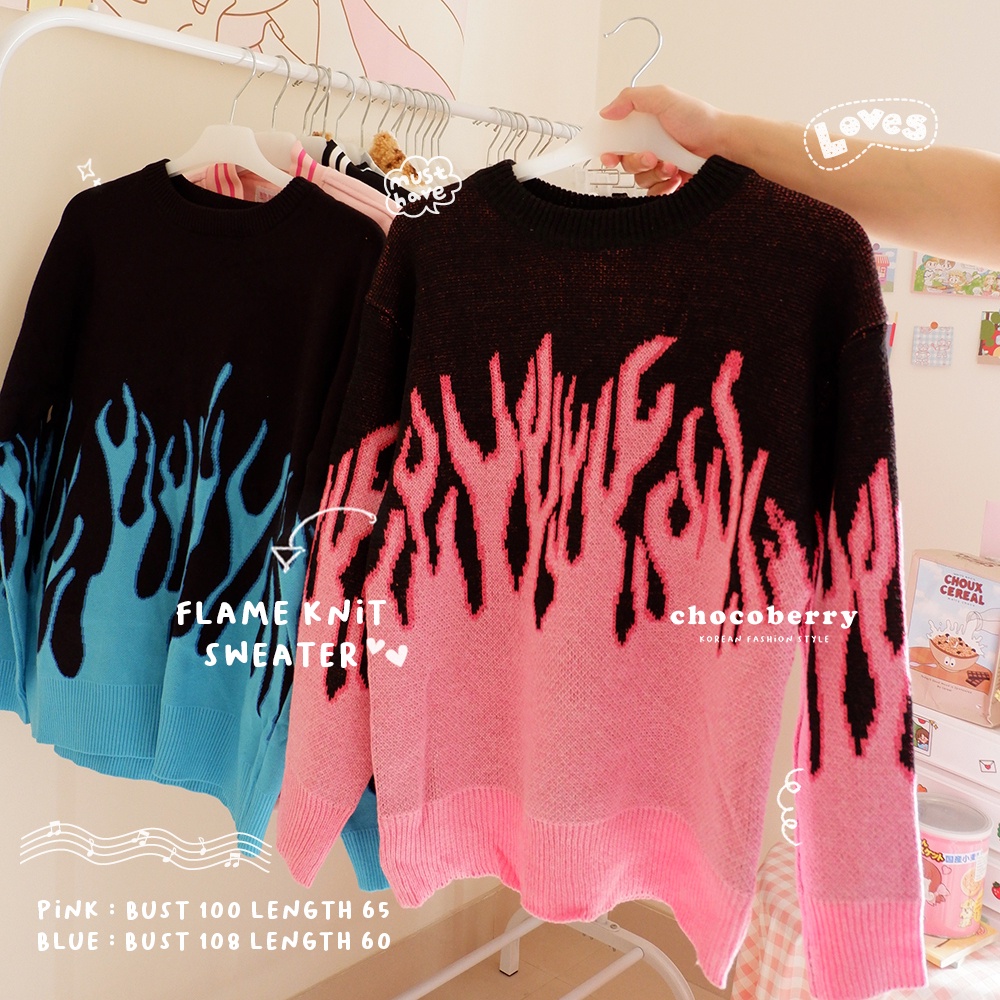 143. Flame Knit