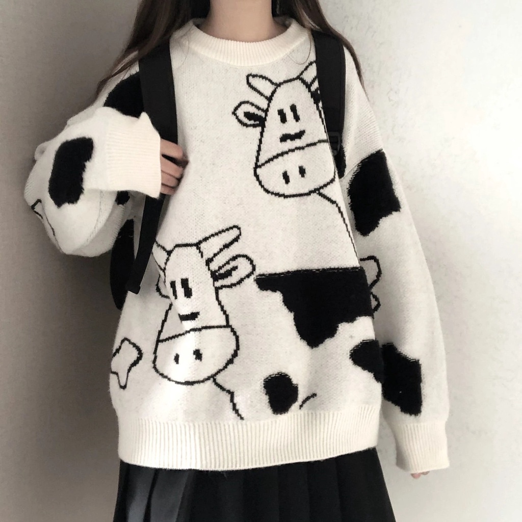 92. Cow Sweater