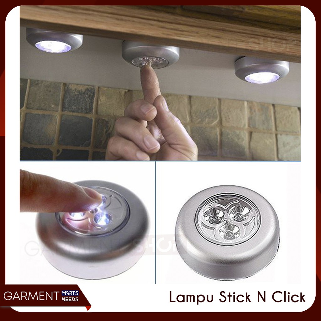 2. Lampu tempel portabel
