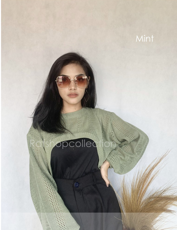 123. CROP TOP RAJUT