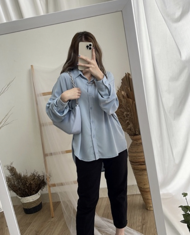 155. KEMEJA BLUE