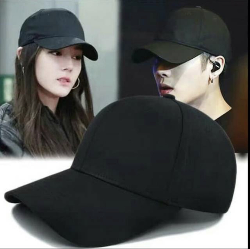 205. TOPI POLOS HITAM