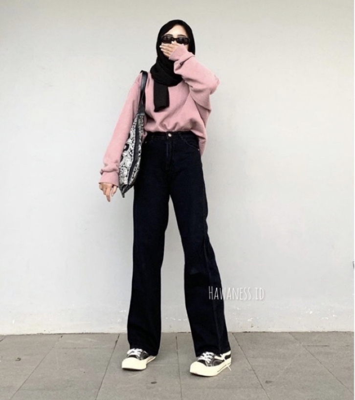 221. HW KULOT JEANS LOOSE