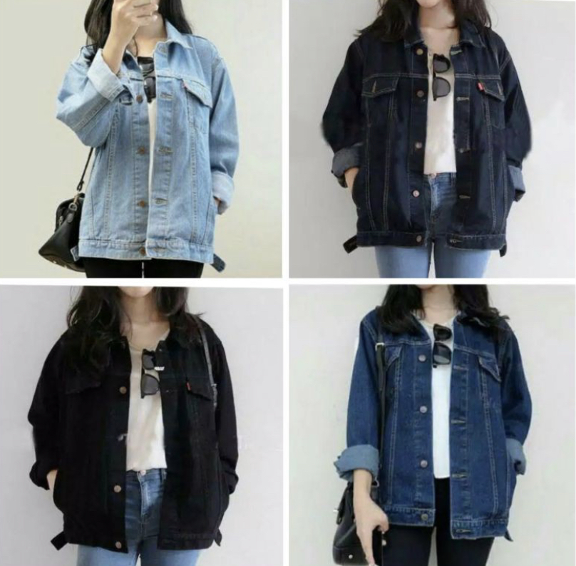 256. JAKET JEANS OVERSIZE
