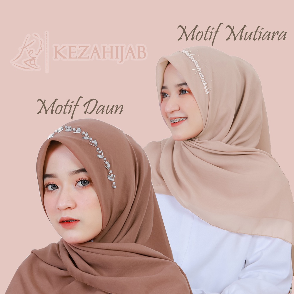 Segiempat Bella Pearly *Jilbab Payet*