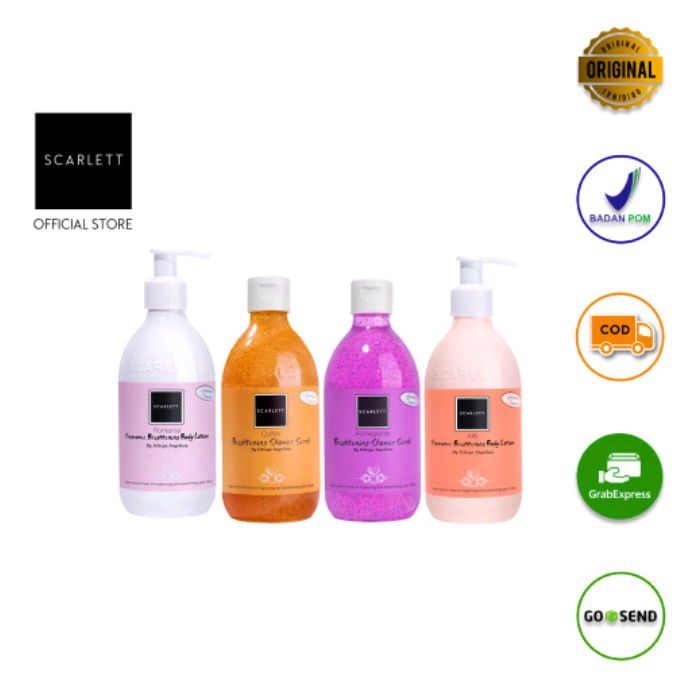 Scarlett Whitening Paket Hwmat 4 Item