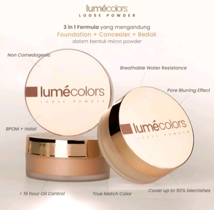 51. LUMÊCOLORS BRAND COMPACT POWDER