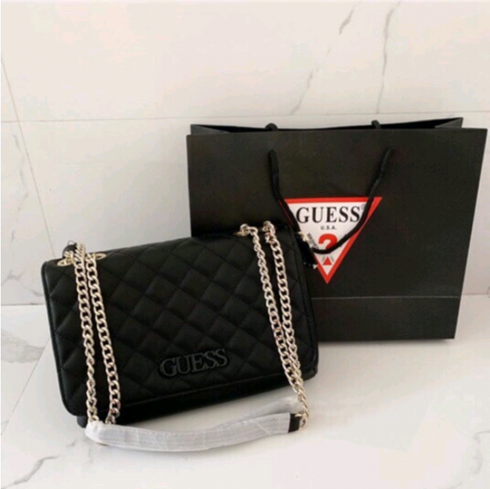 TERBARUUUU GUESS  ILLANA QUILTED TAS WANITA IMPORT