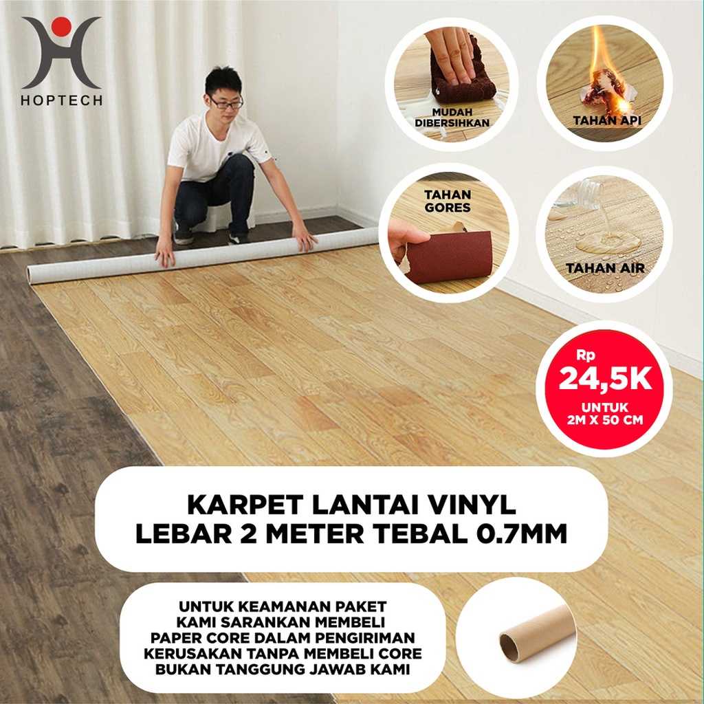 9. Karpet Lantai Vinyl 2 meter