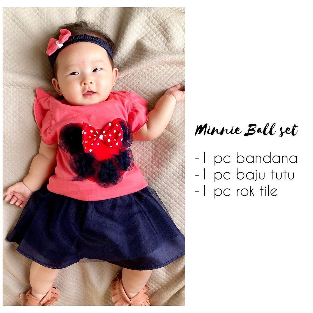 BALL bunga Setelan Baju Rok link 12