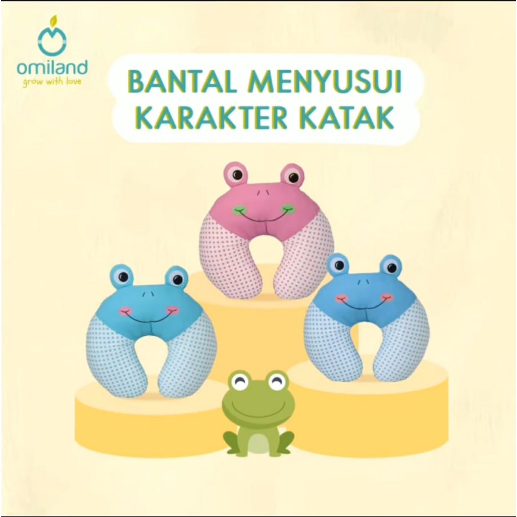 Bantal Menyusui Karakter Katak