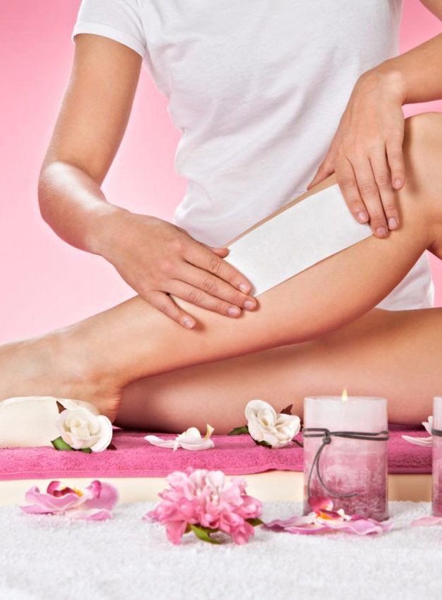 Waxing full legs