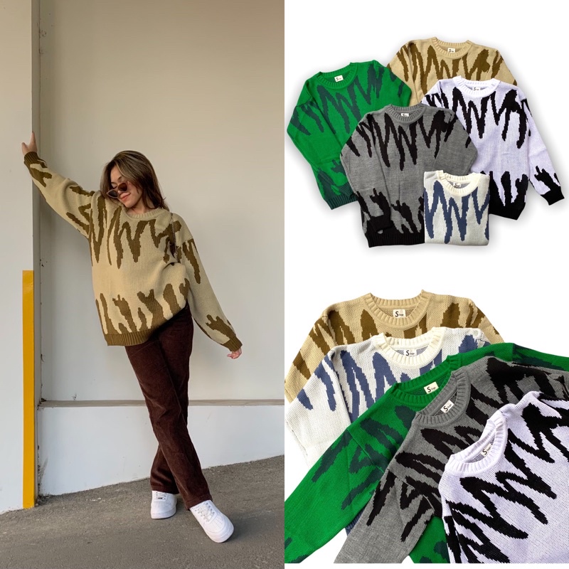 crewneck aurora rajut