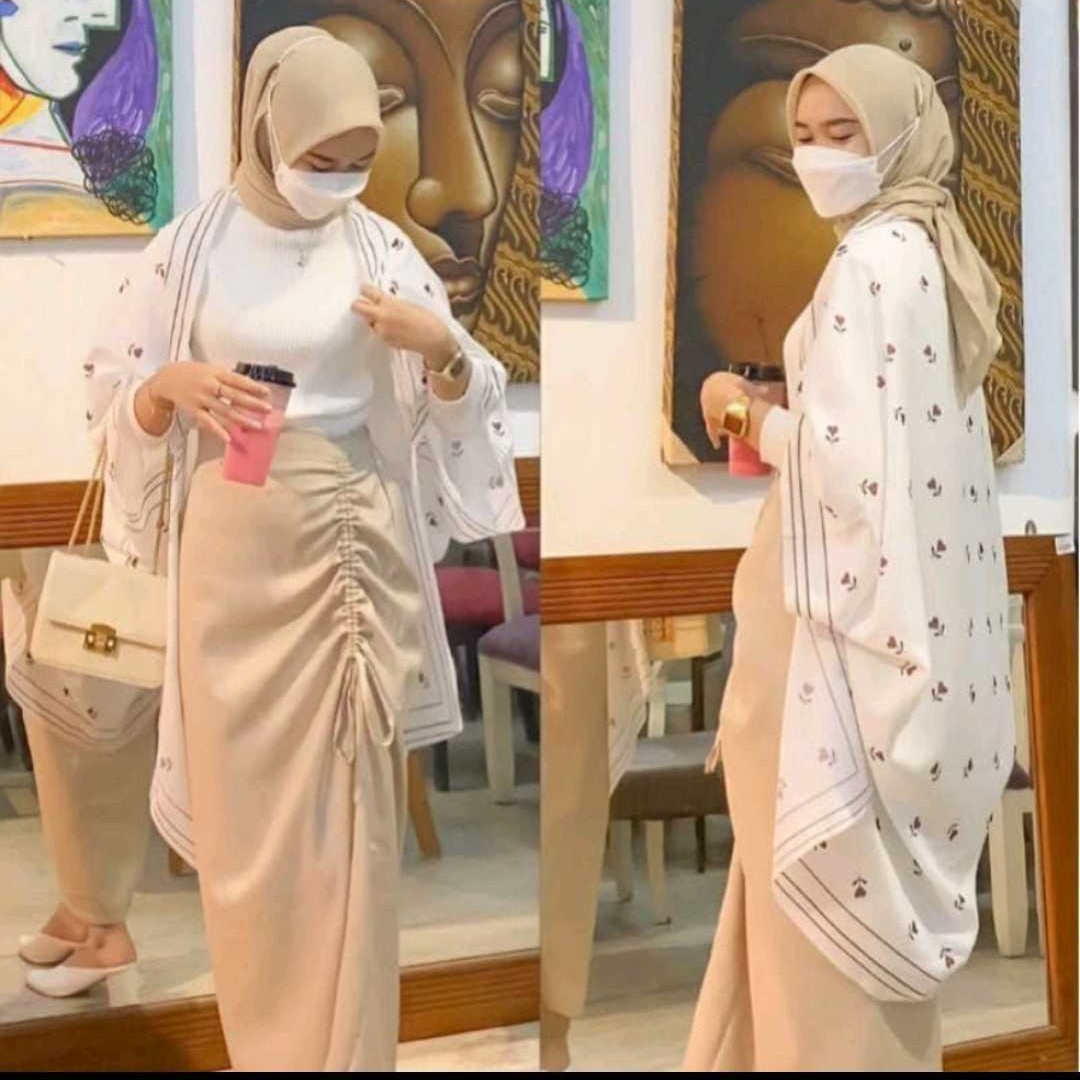 3. Outer Scarf Cardigan