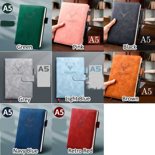 Notebook Keep Going on Leather