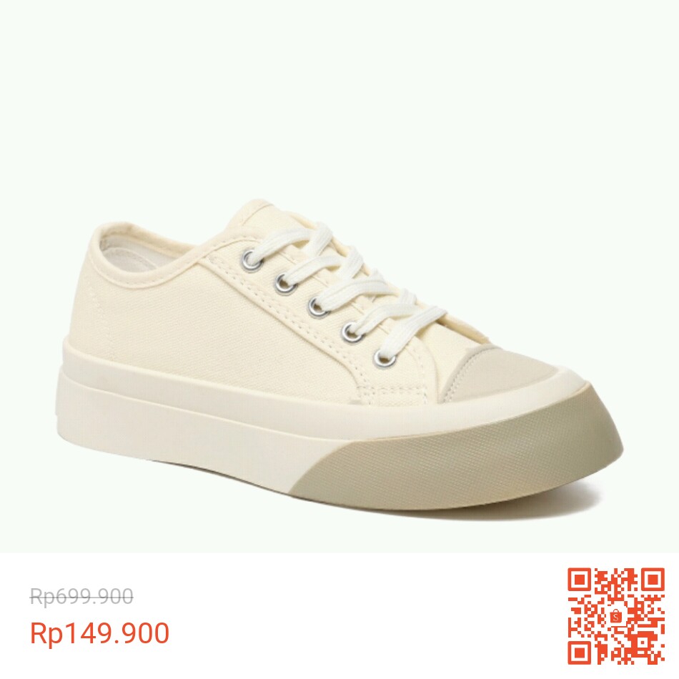 SEPATU WANITA SPORT CREAM