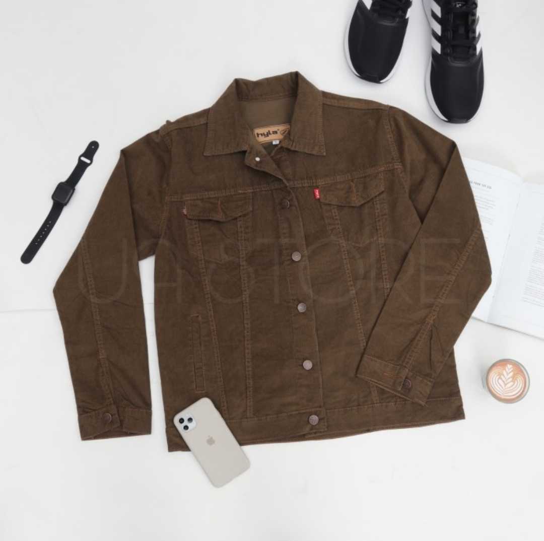 jaket corduroy mocca