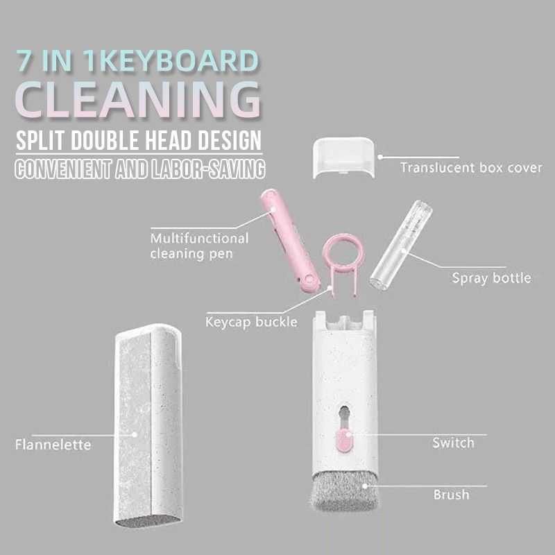 017 Pembersih keyboard 7 in 1