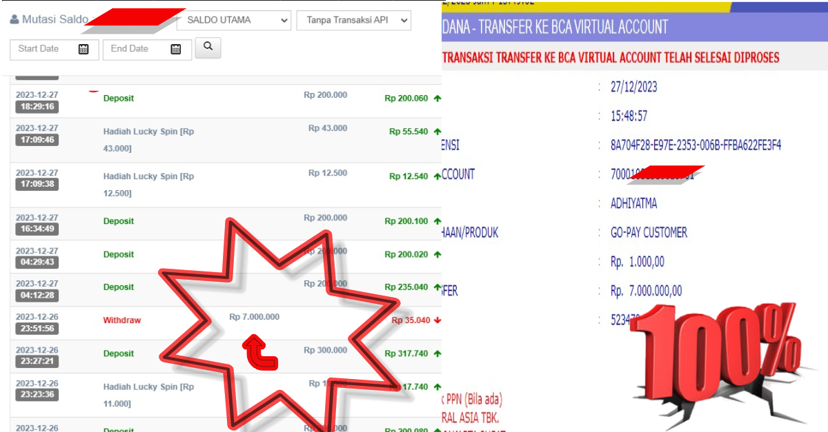 BUKTI MEMBER JACKPOT