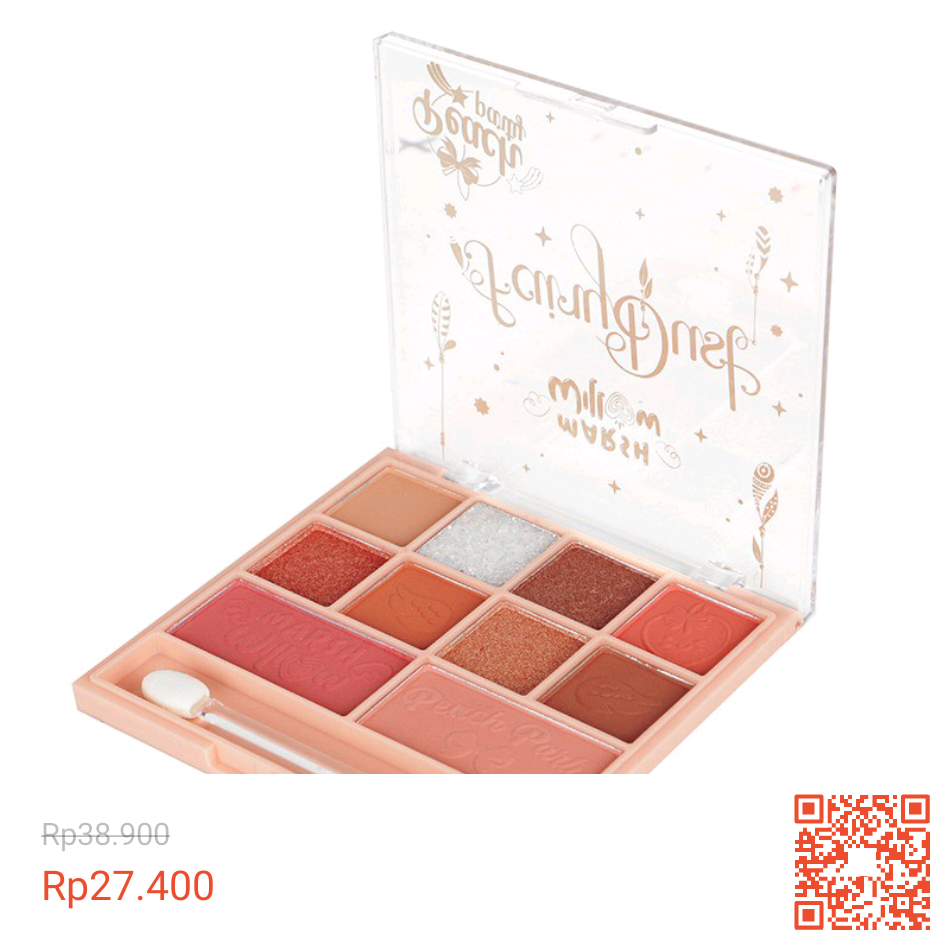Eyeshadow palette peach party 