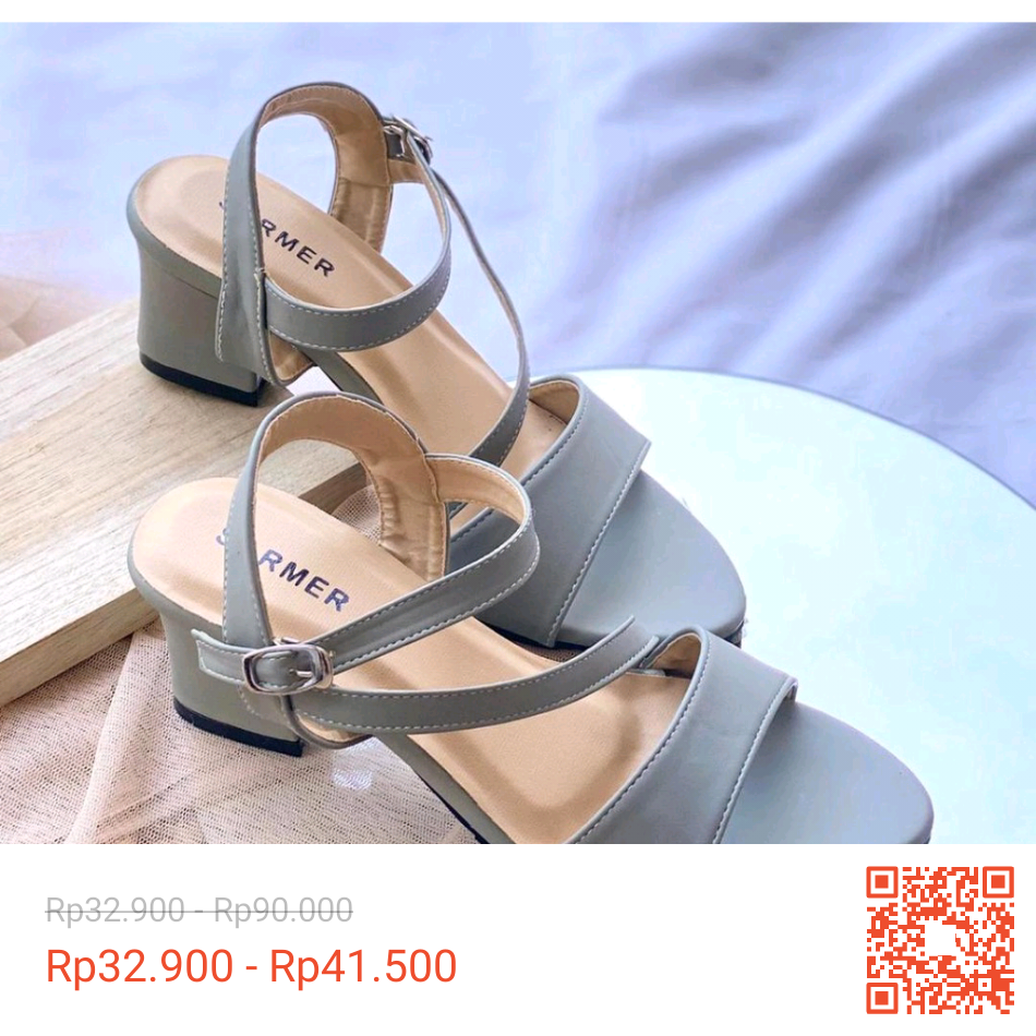 SANDAL WANITA EXLUSIVE IMPORT HAK TAHU 5CM KOREAN STYLE