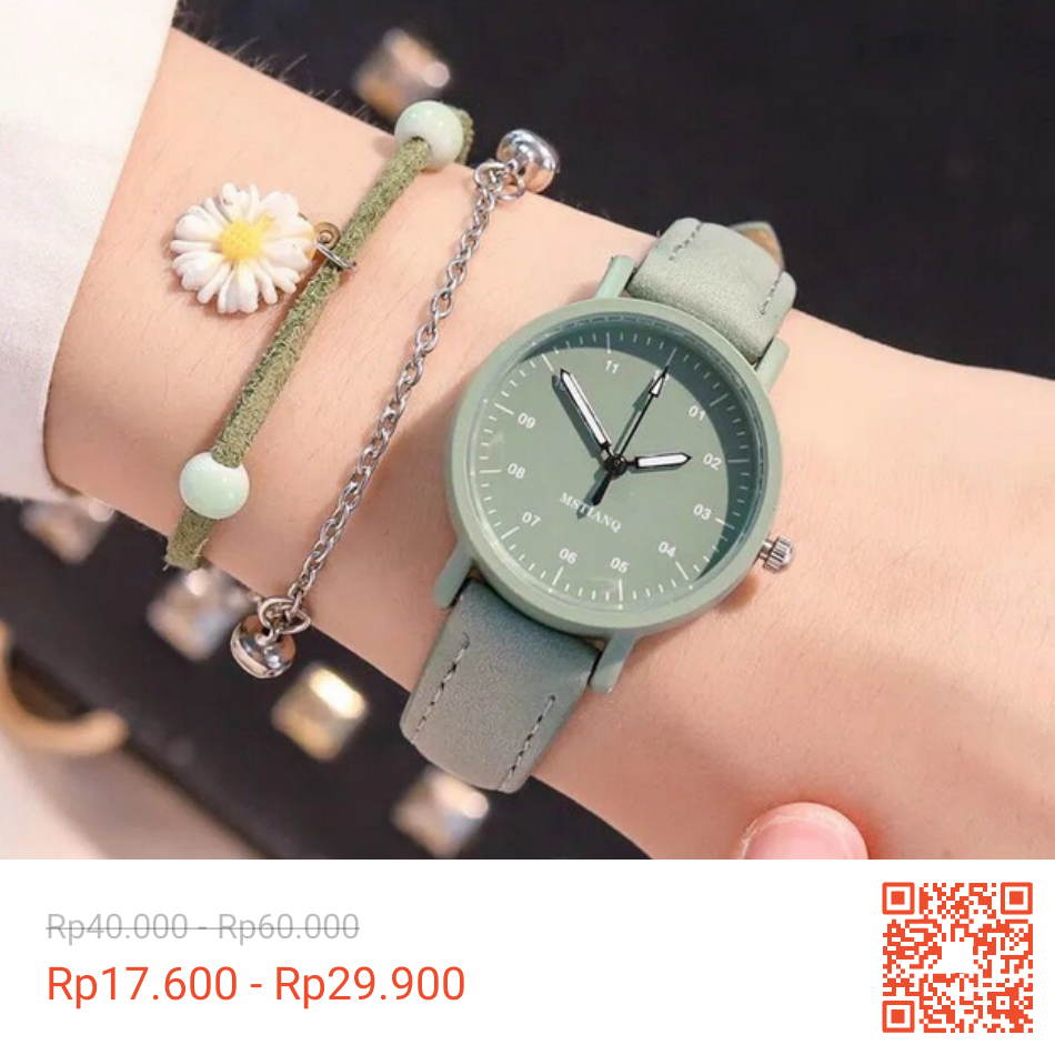 Jam tangan wanita squaz versi korea 