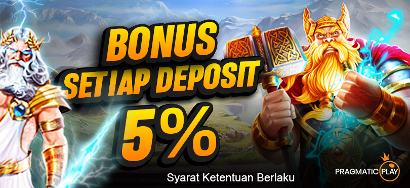 BONUS DEPOSIT 5% CERIA4D