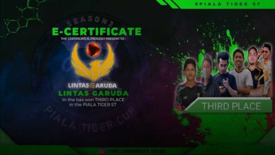 JUARA 3 THE PIALA TIGER S7