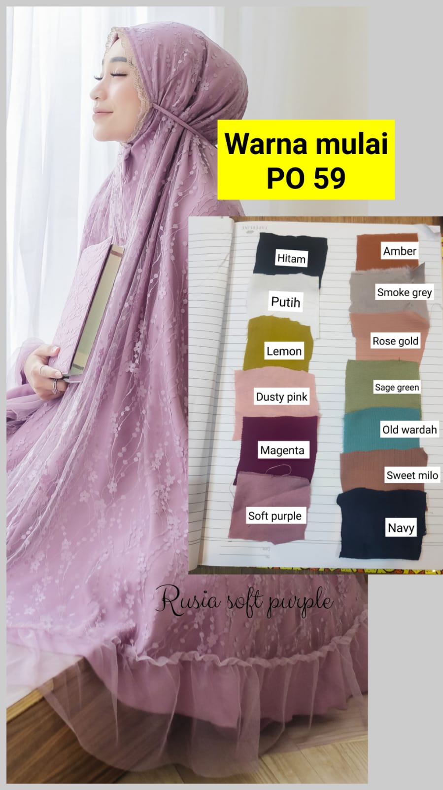 Mukena Rusia Dalanova Original