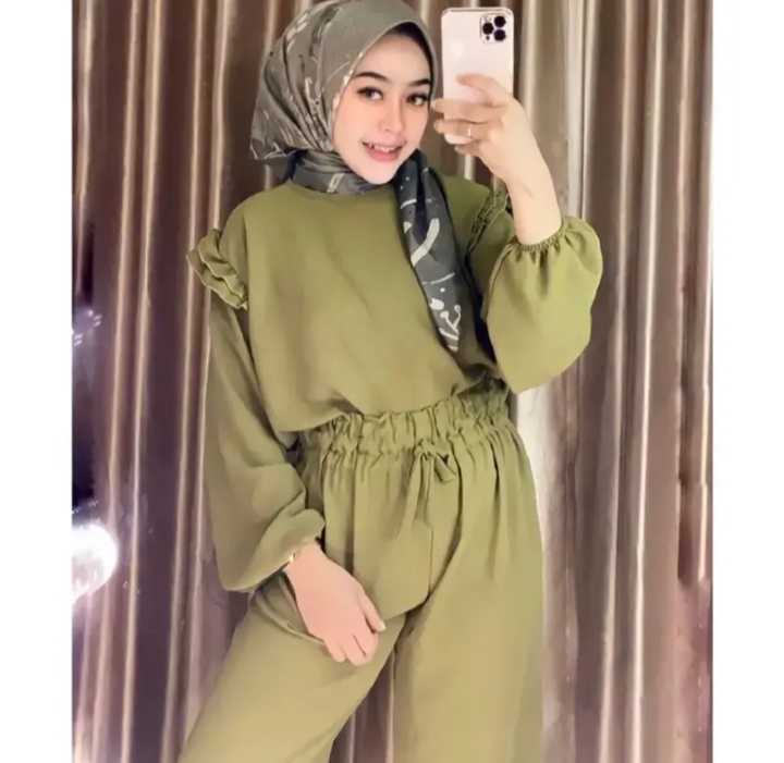 RUBY SETELAN CRINCLE PREMIUM