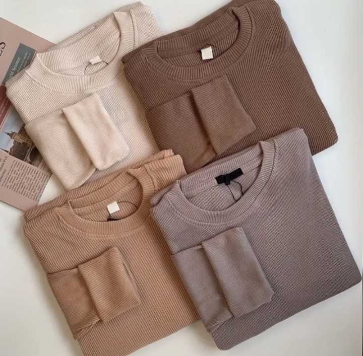 kaos polos rib premium 