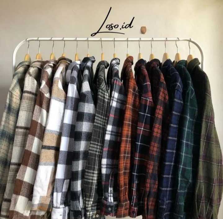 Kemeja Flanel Unisex