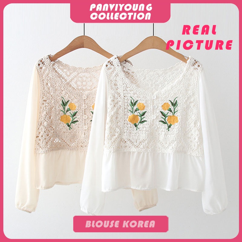 Blouse Korea Crop