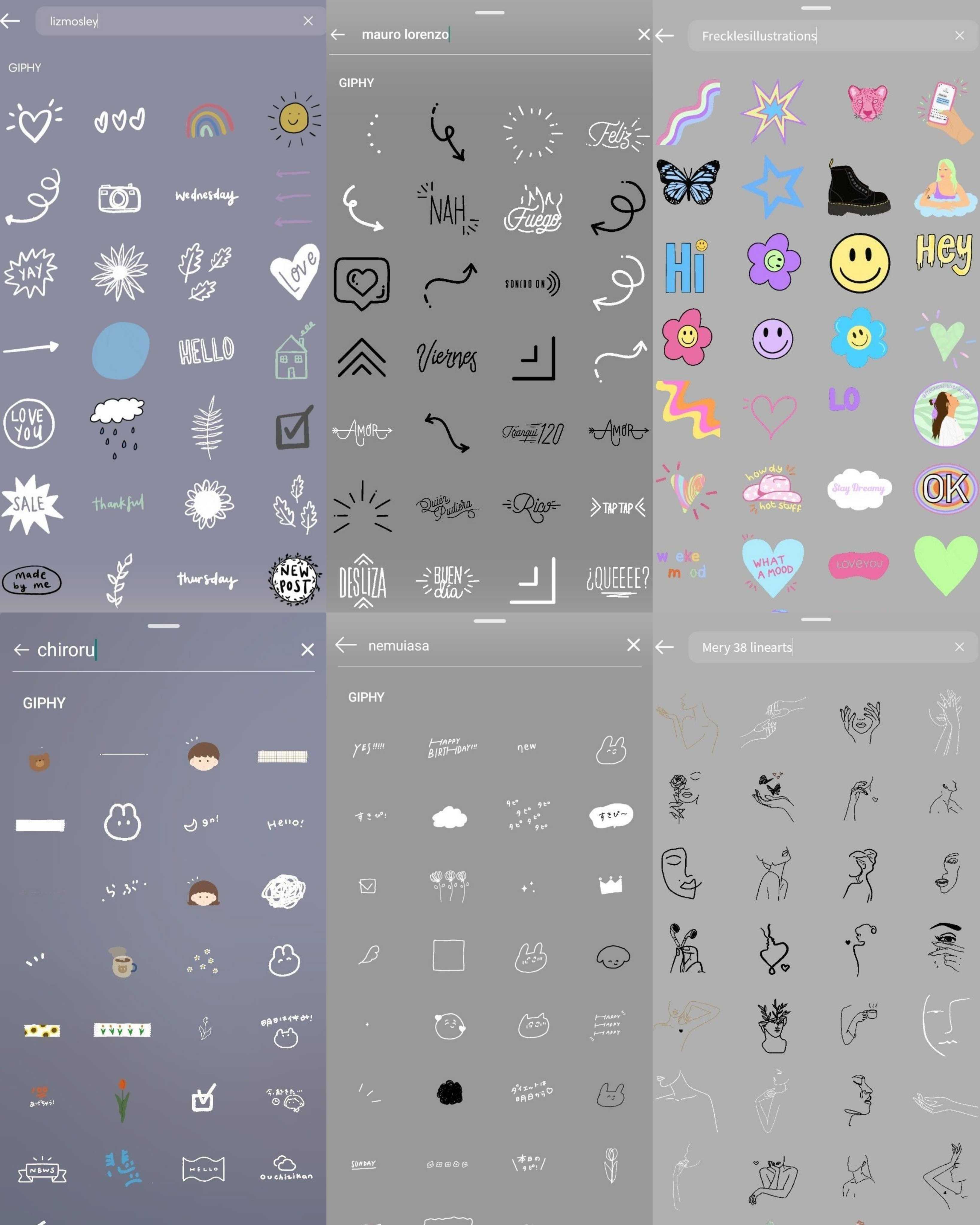 KEYWORD GIF INSTAGRAM STORIES AESTHETIC AND CUTE