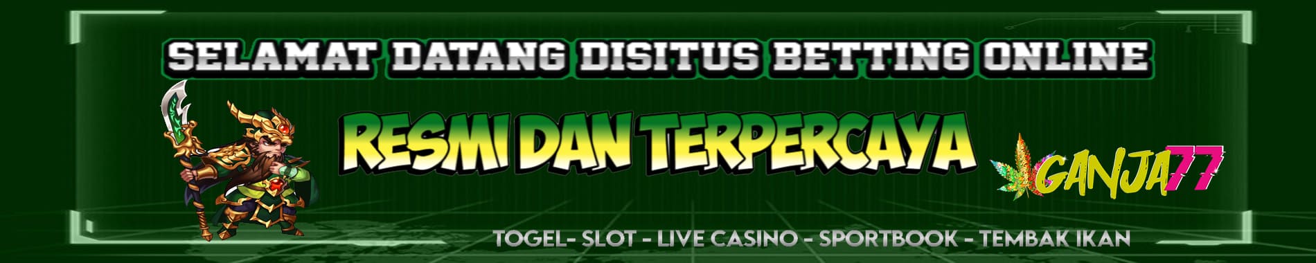 SITUS SLOT GACOR GANJA77 RESMI
