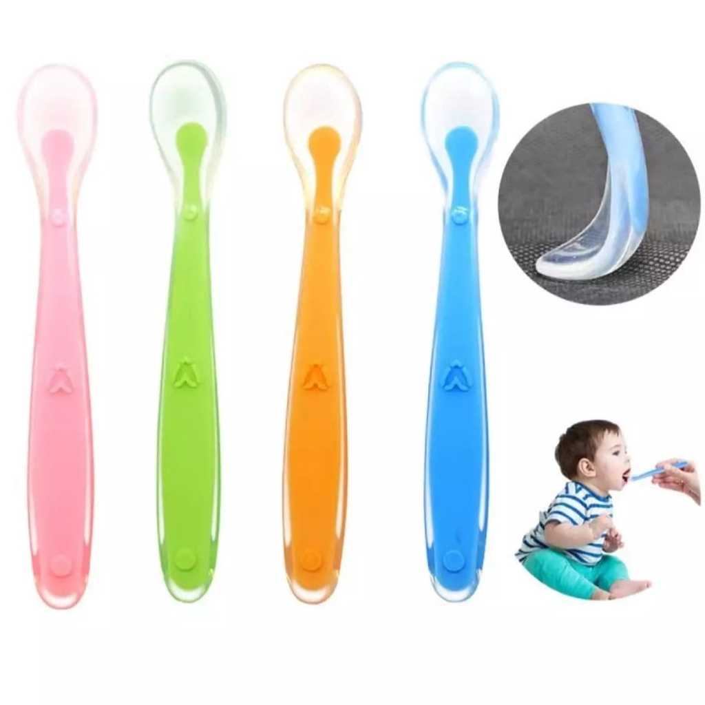 4) Sendok Silicone MPASI