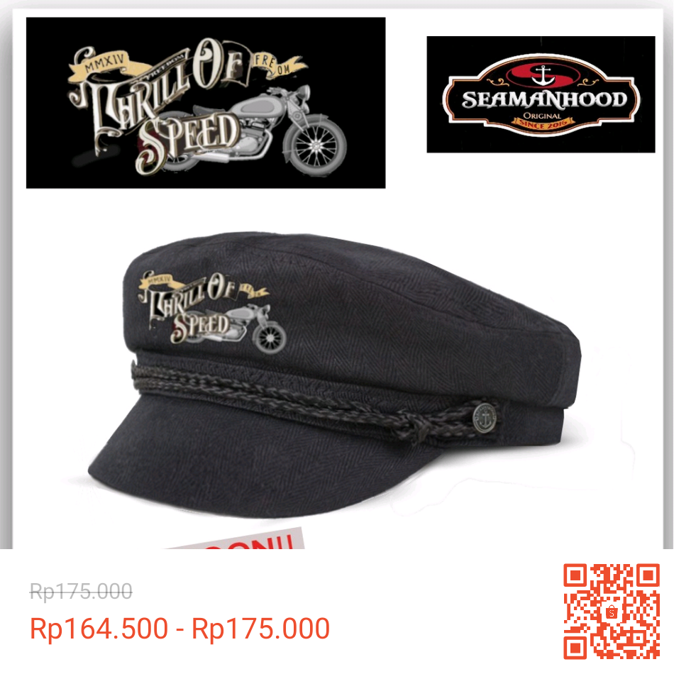 topi biker vintage